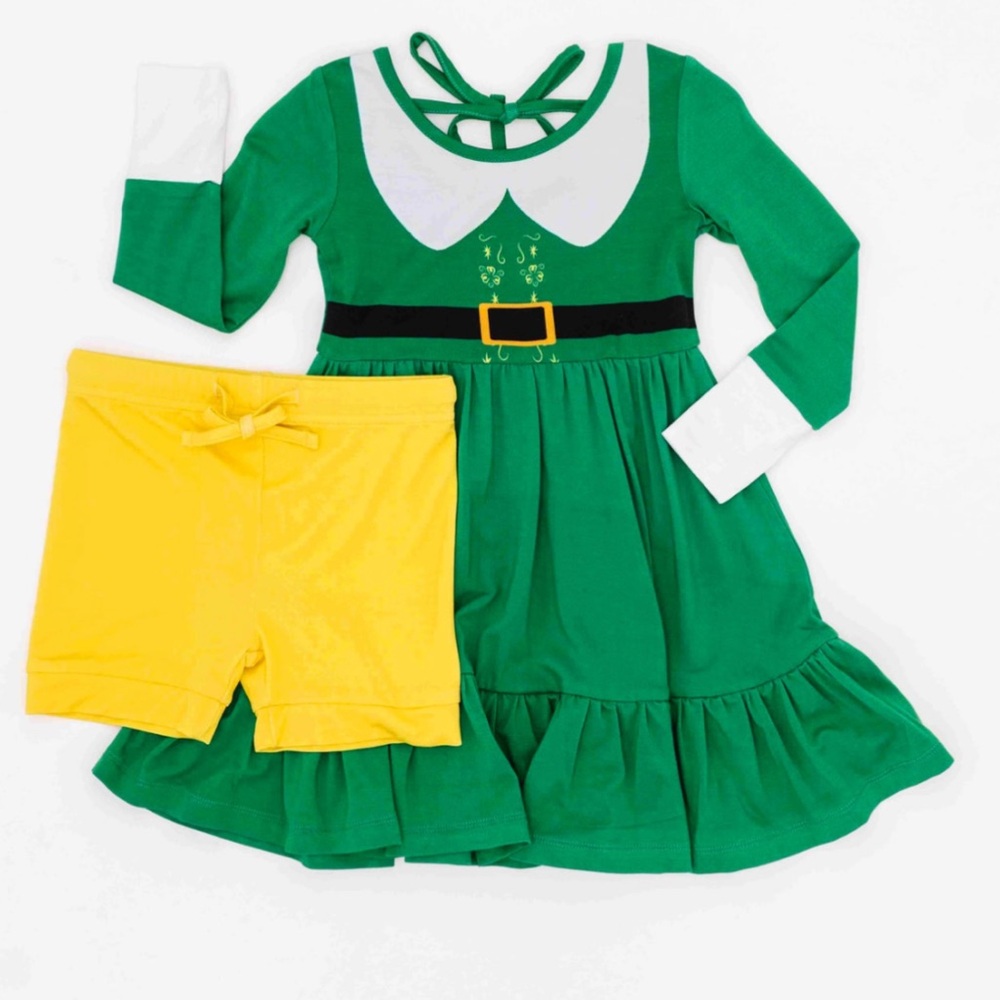 Bums & Roses 4T Girls Dress & Shorts Set NWT